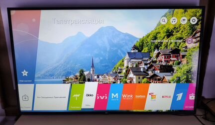 4K Smart LG 60UK6200 (151 см) 100 Гц, WiFi, HDR