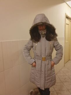 Пуховик-пальто