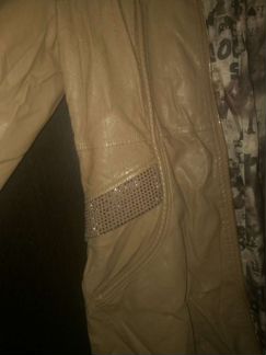 Кожаная куртка женская