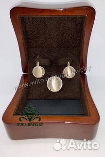 Серьги Кольцо из золота с бриллиантами