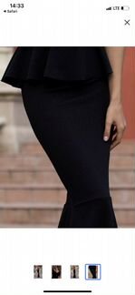 Вечернее чёрное платье впол Bezko 44