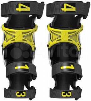 Mobius X8 Knee Brace наколенники, бело-черно-желты