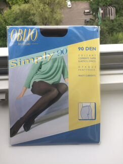 Колготки Oblio (90 den, новые, размер 2, цвет темн