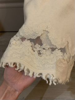 Ermanno scervino платье шерсть белое