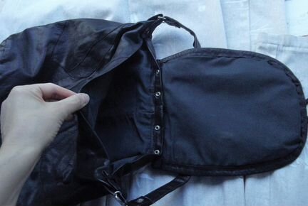 Сумка черная кожа в стиле пэчворк мягкая