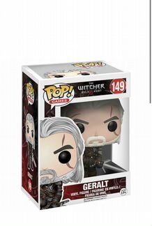 Geralt the witcher wild hunt pop games vinyl figur