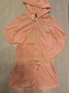 Велюровый комбинезон Juice Couture