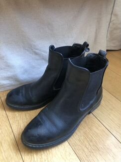 Кожаные ботинки