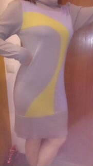 Платье трикотажное