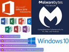 Windows 10 Pro & Office 2019 Prp & Malwarebytes