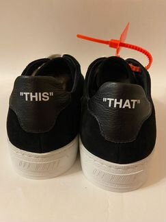 Кроссовки кеды OFF-white 2.0 Low Black Black