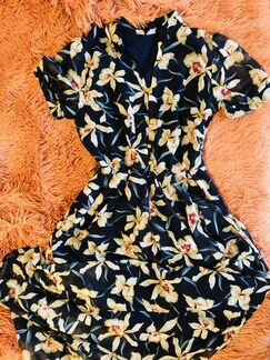 Новое легкое длинное платье (42-46) из шифона