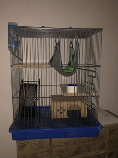 3-х этажная клетка для крыс, шиншилл, дегу