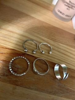 Кольца. Набор. Серебро