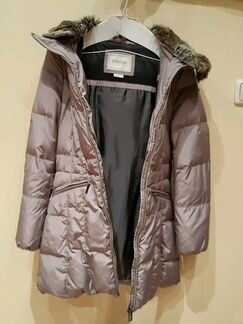 Женское пуховое пальто с капюшоном Geox