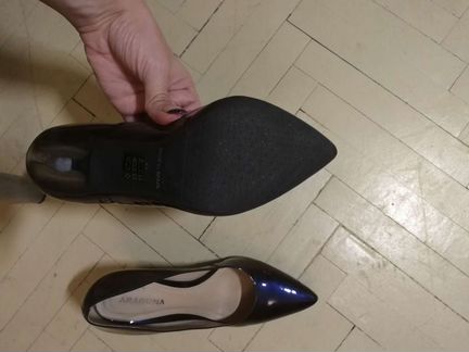 Туфли темно-синие