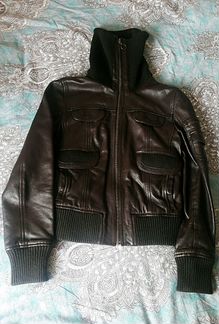 Куртка Mango кожа овечья