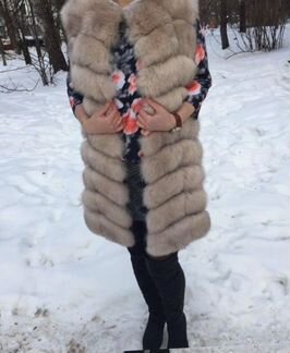 Жилетка из песца