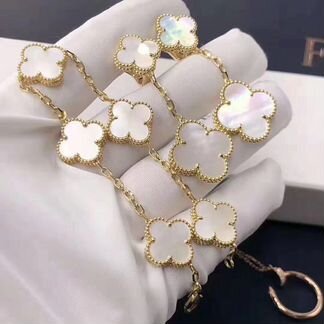 Серьги Van cleef 2 и 4 мотива