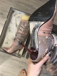 Женские осенние сапоги 37 размер кожа натуральная